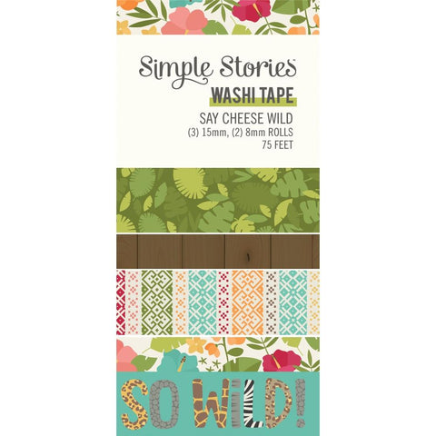 Say Cheese WILD - Simple Stories - Washi Tape 5/Pkg