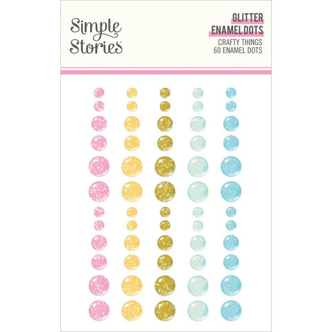 Crafty Things -Simple Stories - Enamel Dots - Glitter