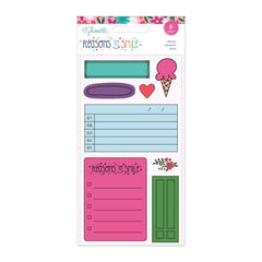 Reasons To Smile - Shimelle  - Acrylic Stamp Set 10/Pkg (6590)