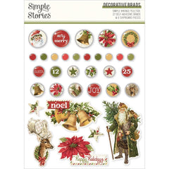 Simple Vintage Yuletide -Simple Stories - Decorative Brads