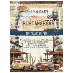 Rust & Revs - 49 & Market - Collection Pack 6"X8" (8997)