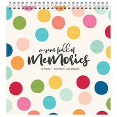 For the Record - Simple Stories - 12-Month Memory Calendar