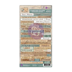 The Home Baker - Prima Marketing - Chipboard Stickers 49/pkg (2683)