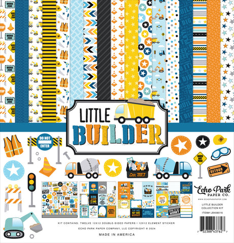 Little Builder - Echo Park - 12"x12" Collection Pack