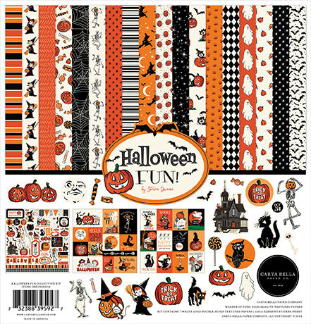 Halloween Fun - Carta Bella - 12"x12" Collection Kit