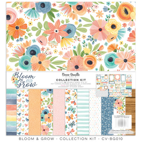 Bloom & Grow - Cocoa Vanilla - 12"x12" Collection Kit