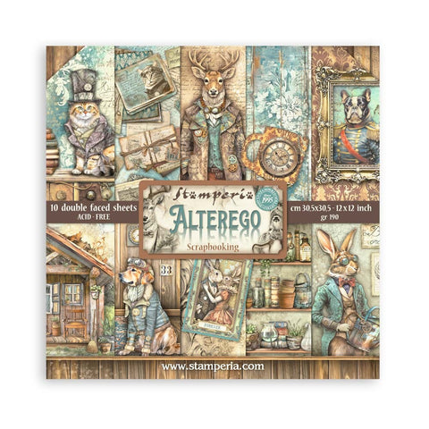 Alterego - Stamperia - 12"x12" Paper Pad (8146)