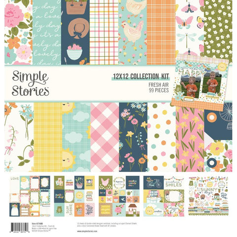 Fresh Air - Simple Stories - Collection Kit 12"X12"