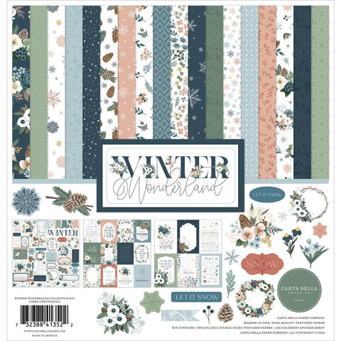 Winter Wonderland - Carta Bella - Collection Kit 12"X12"