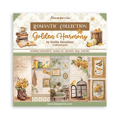 Golden Harmony - Stamperia - 12"X12" Paper Pad (7569)