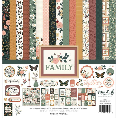 Family - Echo Park - Collection Kit 12"X12"