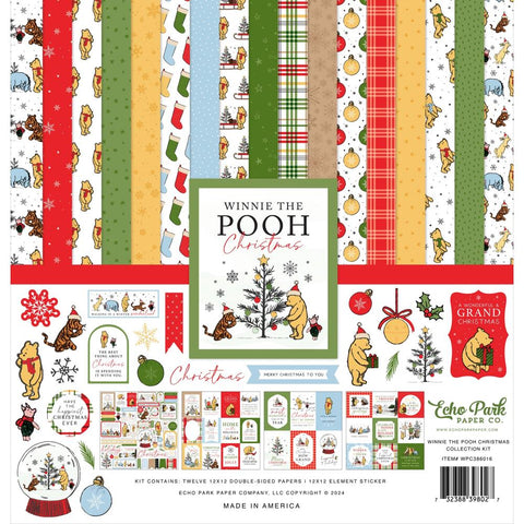 Winnie The Pooh Christmas - Echo Park - Collection Kit 12"X12"