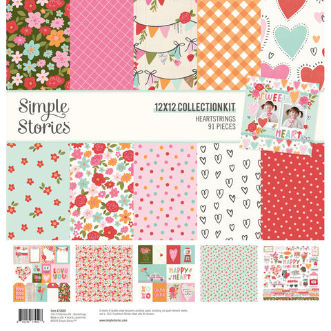 Heartstrings - Simple Stories - Collection Kit 12"X12"