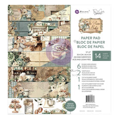 The Home Baker - Prima Marketing - Double-Sided Paper Pad 12"X12" 14/Pkg