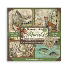 Forest - Stamperia - 12"x12" Paper Pad - Maxi (7958)