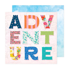 Adventurous  - Paige Taylor Evans - Double-Sided Cardstock 12"X12" - #14