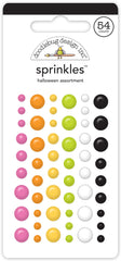 Hey Pumpkin - Doodlebug - Sprinkles Adhesive Enamel Dots - Halloween Assortment (5572)