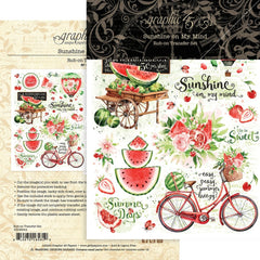 Sunshine on my Mind - Graphic45 - Rub-on Tranfers (5819)