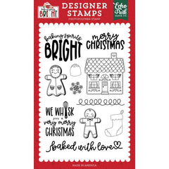 Baking Spirits Bright - ECHO PARK - Clear Stamps - Gingerbread