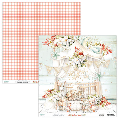 Lullaby Lane - Mintay Papers - 12"x12" Double-sided Patterned Paper - Paper 02