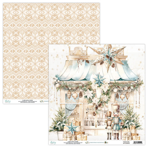 Christmas Blessings - Mintay Papers - Double-sided 12"x12" Patterned Paper - Paper 02