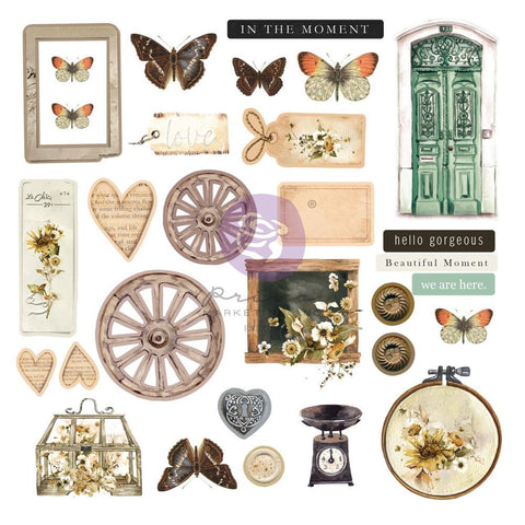 In The Moment - Prima Marketing - Cardstock Ephemera 60/Pkg (4077)