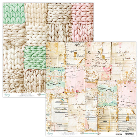 In My Craftroom - Mintay Papers - Double-sided 12"x12" Patterned Paper - Paper 04