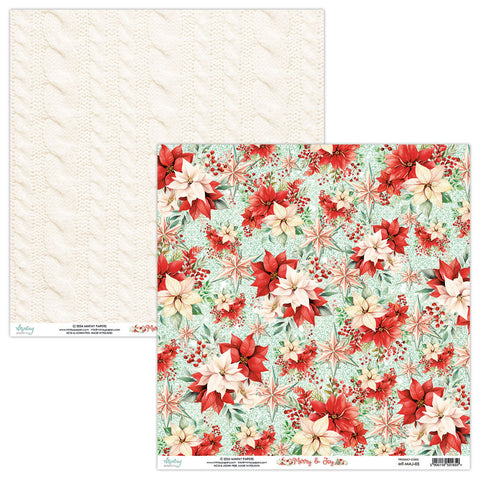 Merry & Joy - Mintay Papers - Double-sided 12"x12" Patterned Paper - Paper 05