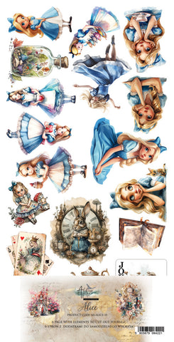 Alice - Alchemy of Art - 6"x12" Extras Paper Set (4221)