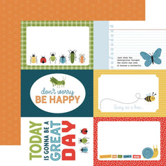 Little Things Mean A Lot - Echo Park - Double-Sided Cardstock 12"X12" - 6"x4" Journaling Cards