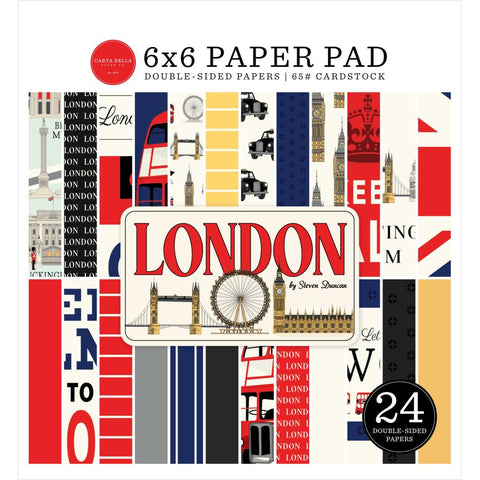 London - Carta Bella - Double-Sided Paper Pad 6"X6"