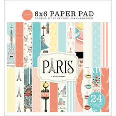 Paris - Carta Bella - Double-Sided Paper Pad 6"X6"