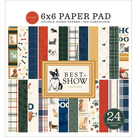 Best In Show - Carta Bella - Double-Sided Paper Pad 6"X6"