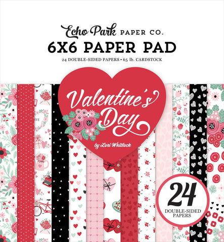 Valentine's Day - Echo Park - Double-Sided 6"x6" Paper Pad