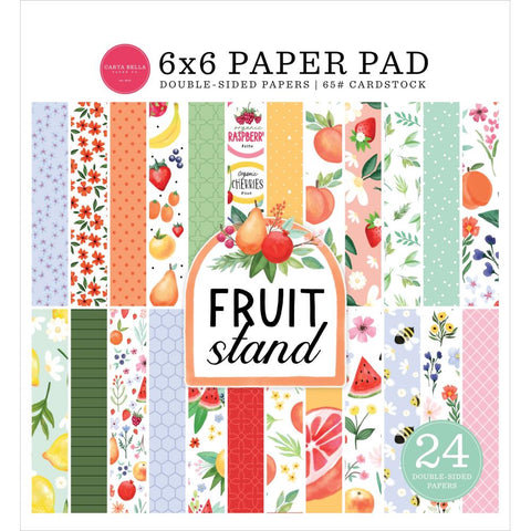 Fruit Stand - Carta Bella - Double-Sided Paper Pad 6"X6"