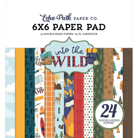 Into The Wild - Echo Park - Double-Sided Paper Pad 6"X6"