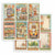 Art of Travelling - Stamperia - Double-Sided Cardstock 12"X12" - 6 Cards (9488)