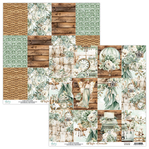 Rustic Charms - Mintay Papers - 12"x12" Patterned Paper - Paper 06