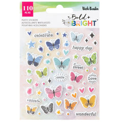 Bold & Bright - Vicki Boutin - Mini Puffy Stickers 110/pkg (7765)