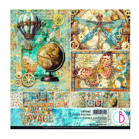 Esprit de Voyage - Ciao Bella - 8"x8" Paper Pad (9570)