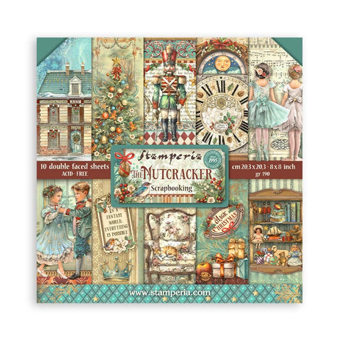 The Nutcracker - Stamperia - 8"x 8" Paper Pad (6197)