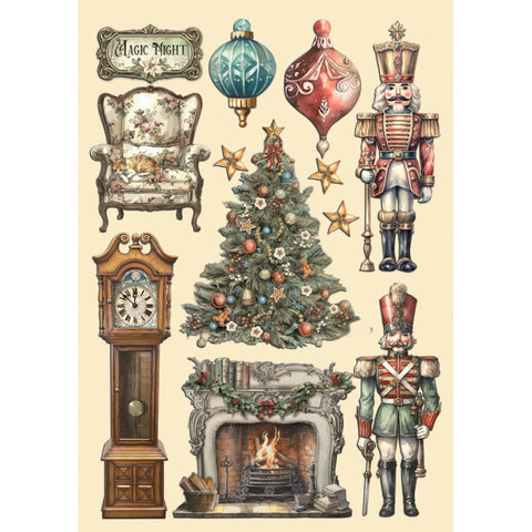 The Nutcracker - Stamperia - A5 Colored Wooden Shape - The Nutcracker Soldiers (6739)