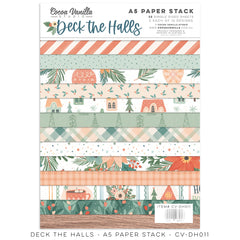 Deck The Halls - Cocoa Vanilla - A5 Paper Stack