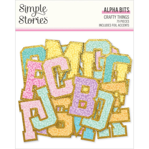 Crafty Things -Simple Stories - Bits & Pieces 79/Pkg - Alpha