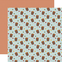 Sweater Weather - Echo Park - Double-Sided Cardstock 12"X12" - Apple Buckets