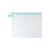 Avery Elle - Zippered Vinyl Mesh Pouch - 10"x8.25" Aqua-Small (7084)