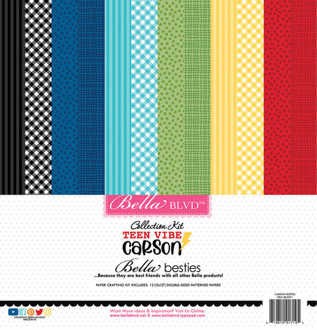 Teen Vibe - Carson - Bella Blvd - Collection Kit 12"X12" - Bella Besties (7195)