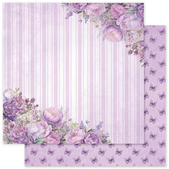 Lavender & Fairies - Paper Rose - 12"x12" Double-sided Patterned Paper - Paper B