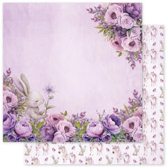 Lavender & Fairies - Paper Rose - 12"x12" Double-sided Patterned Paper - Basics C