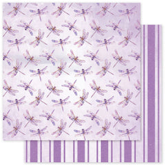 Lavender & Fairies - Paper Rose - 12"x12" Double-sided Patterned Paper - Basics D